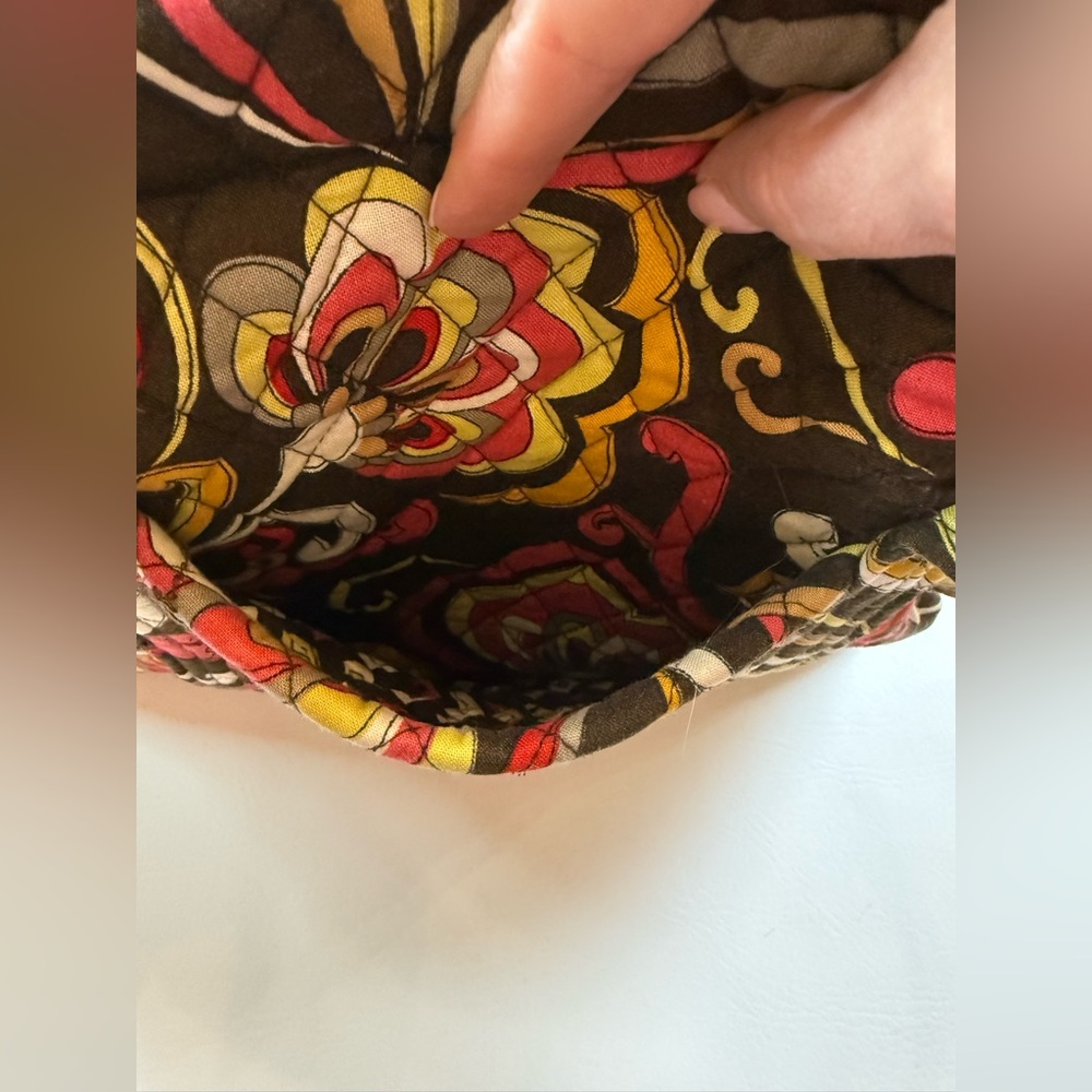 Vera Bradley Puccini zipper bag / tote wear on handles, retired 2013 pattern - Picture 2 of 9